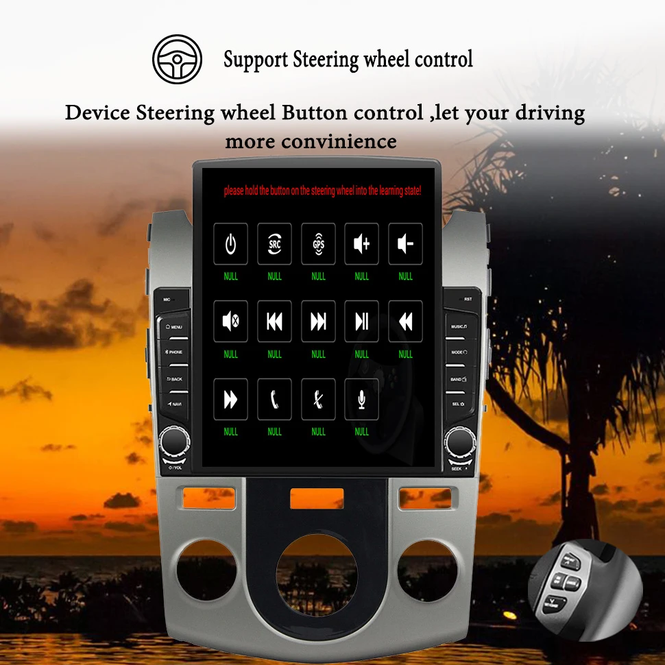 2 din Android 10. 0 GO Автомобильный мультимедийный плеер для KIA Forte Cerato 2008 2009 2010 2011 2012 2013