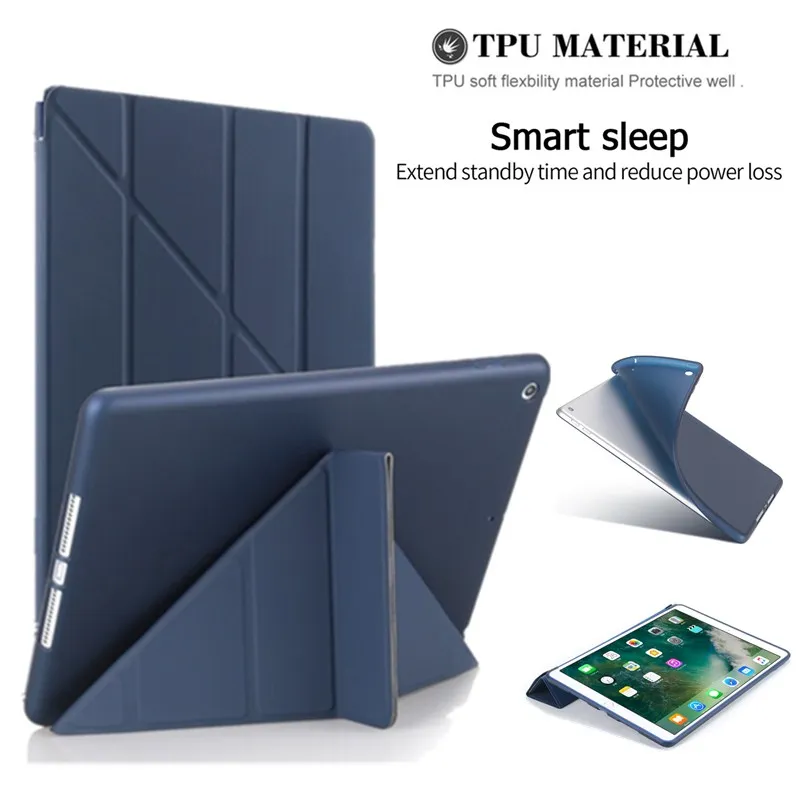 Чехол для iPad 10 2 '' мягкий ТПУ чехол задней панели силиконовый умный 9 7 дюймов 2017