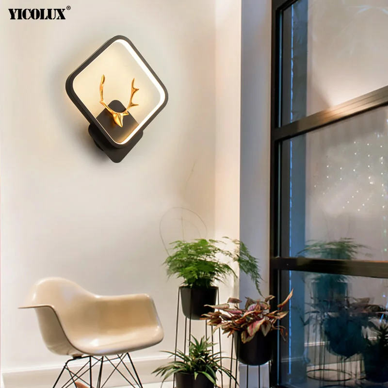 

Новые современные светодиодные Настенные светильники для гостиной, кабинета, спальни, коридора, внутреннего освещения, домашнего освещени...