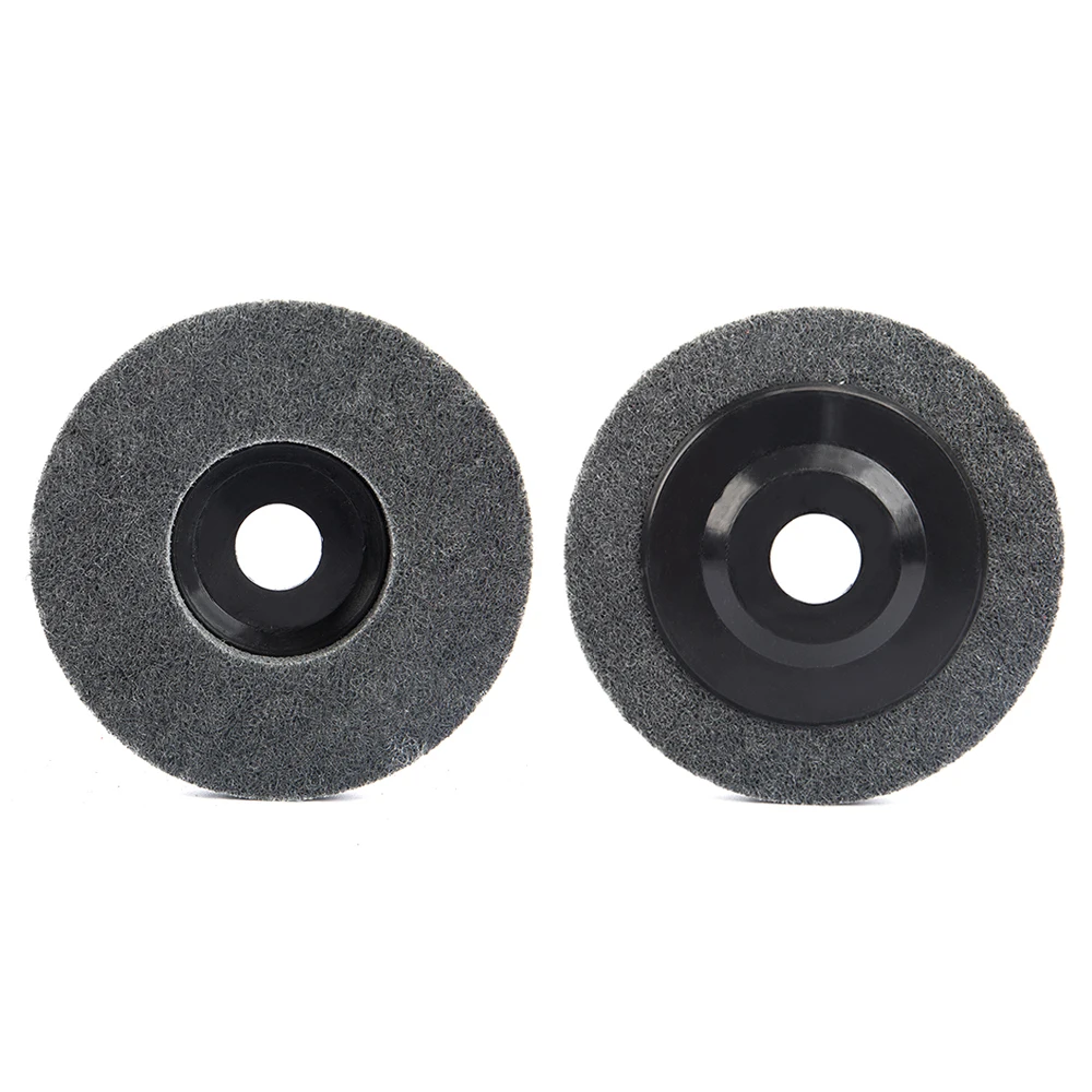 4,5 Zoll 125mm 5 Zoll Nylonfaser-Poliers cheibe Vlies-Schleif scheibe 7/8mm Bohrung "Schleif poliers cheibe für Metall – Detail 6