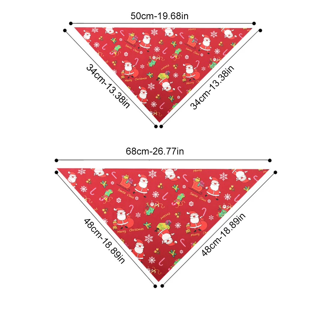 

1PCS Christmas Dog Bandana Festive Cotton Reusable Plaid Dog Scarf Puppy Triangle Bib Cute Party Pet Accessories