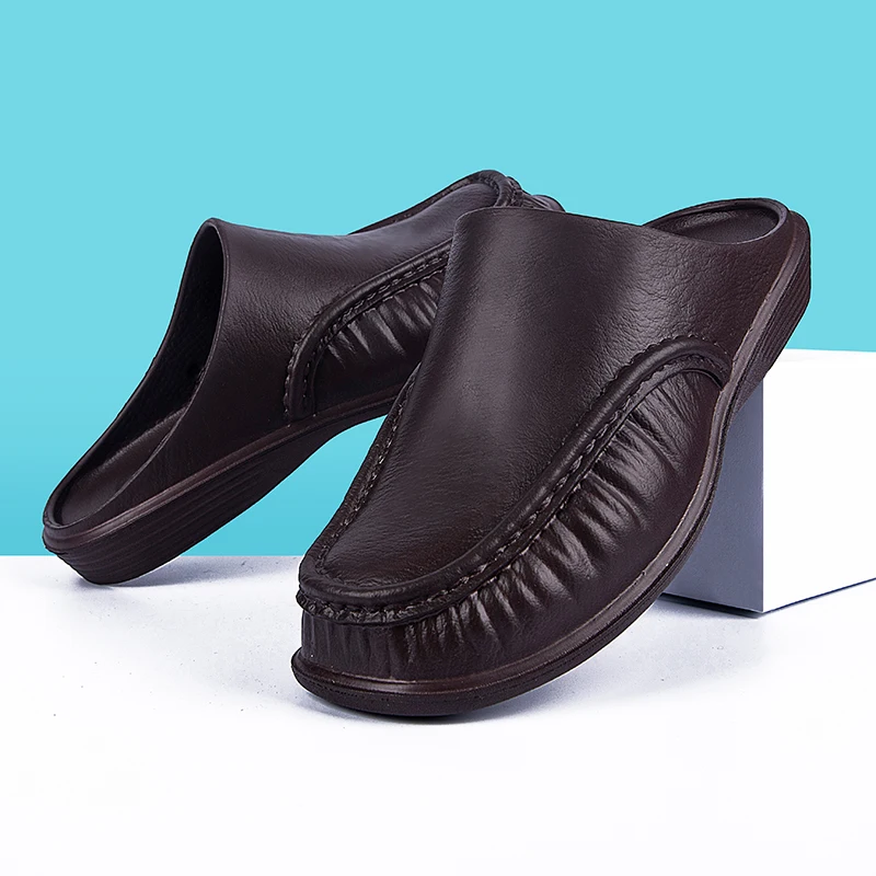 

Fashion Men's Sandals Beach Shoes Leisure Baotou Sandals and Slippers Indoor and Outdoor