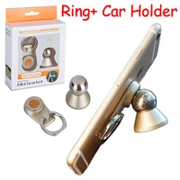 car magnetic mobile phone holder free 360 rotating sucker bracket finger ring motorcycle portable support for cell phone stand
