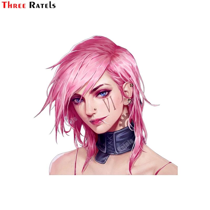 Виниловые наклейки Three Ratels B69 с героями мультфильмов Лига Легенд и пилтовер для