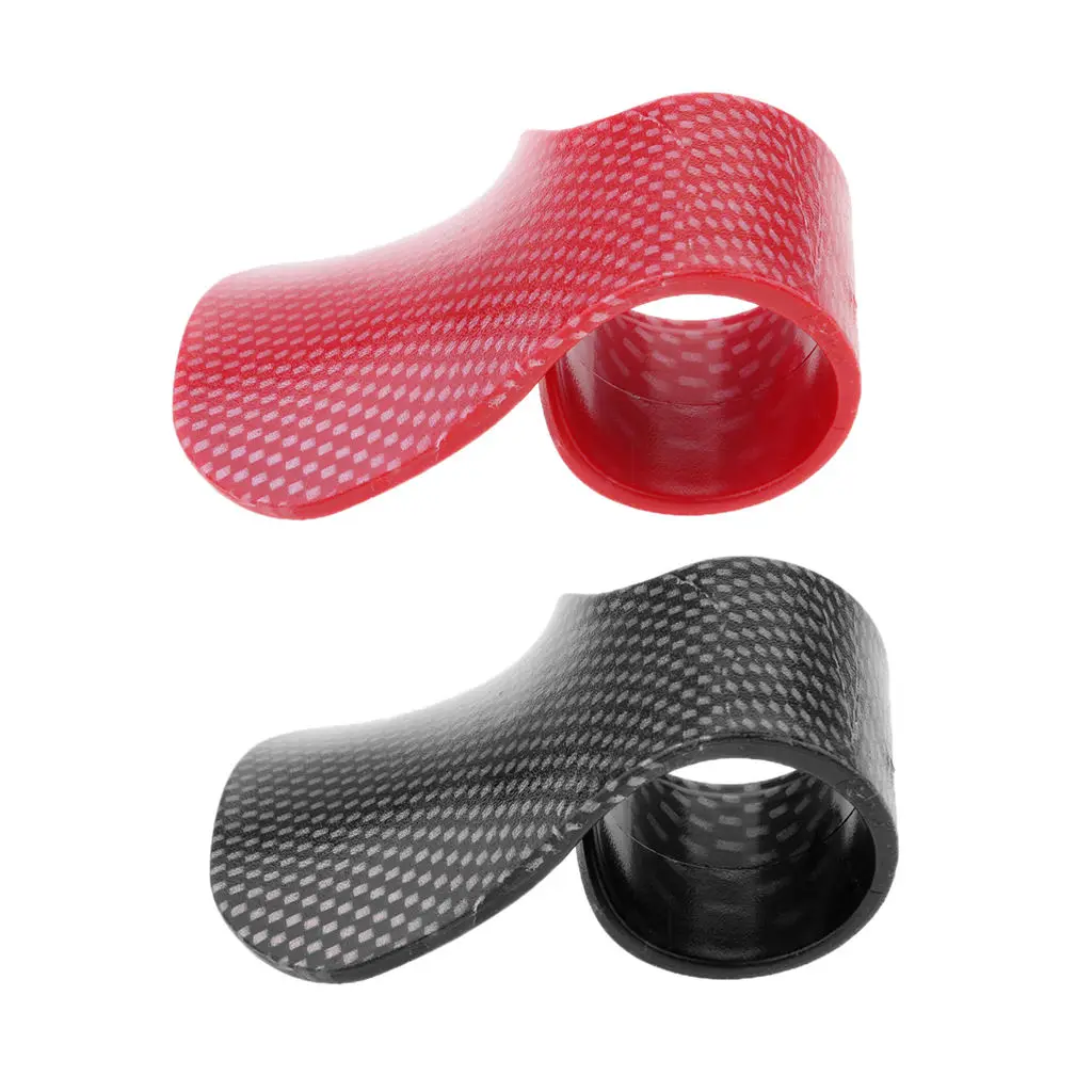 

2pcs Motorcycle Throttle Holder Cruise Assist Wrist Rest Aid Control Grip Assistant Universal 1 inch 25mm - Black+Red