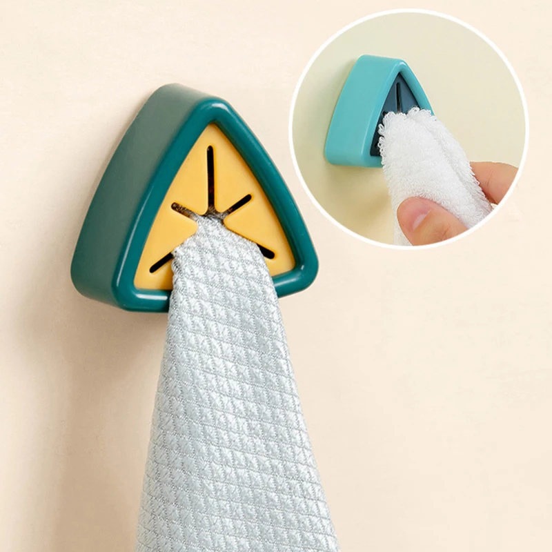 

Towel Holder Clips Kitchen Accessories Rag Dishcloth Hooks Storage Rack Adhesive Bathroom Organizer Towel Rack Hanger Holder