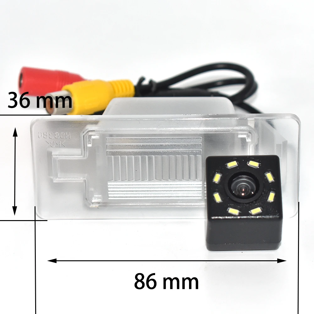 ZJCGOM CCD Автомобильная камера заднего вида для парковки водонепроницаемая ночного