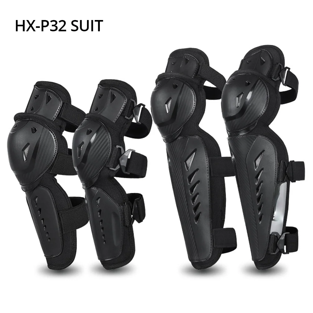 

Motorcycle Elbow & Knee Pads Set Knee Protector Motocross Protective Gear Knee Guards Suit Kneepad
