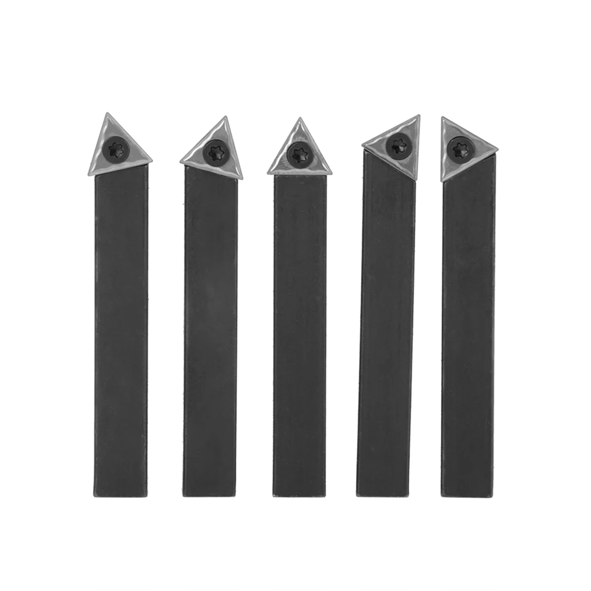 Токарный резец набор из 5 твердосплавных насадок для токарного станка 1/4 дюйма |