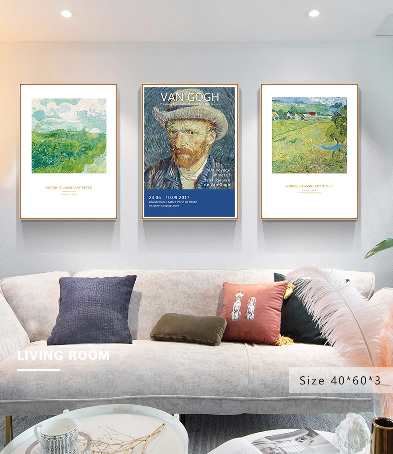 Vincent Van Gogh абстрактный холст плакат известная картина маслом художественное