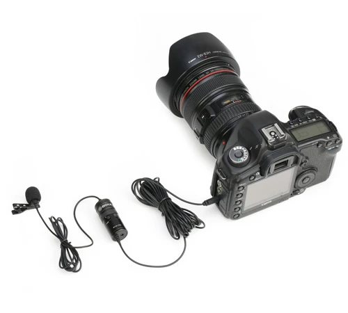 Петличный микрофон BOYA BY-M1 3 5 мм с зажимом для записи аудио и видео iPhone Android Mac DSLR
