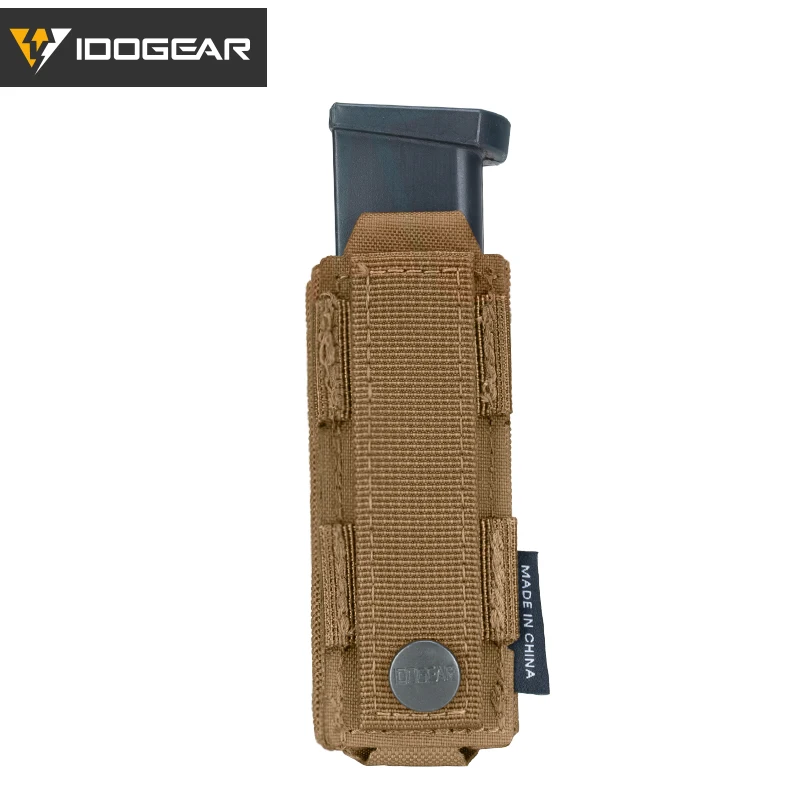 IDOGEAR Тактический LSR 9 мм маг мешок одиночный Перевозчик MOLLE Мешок лазерной резки