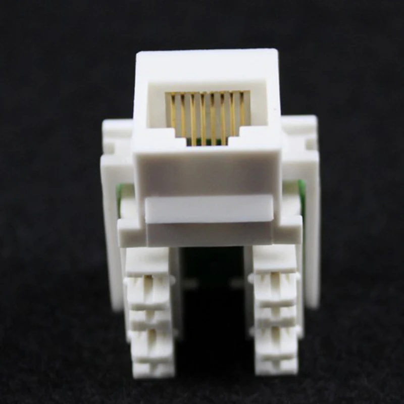 10 шт. Cat5E 8P8C RJ45 LAN сеть Ethernet пробойник Keystone гнездо Jack для 568A 568B(258A) Схемы проводки