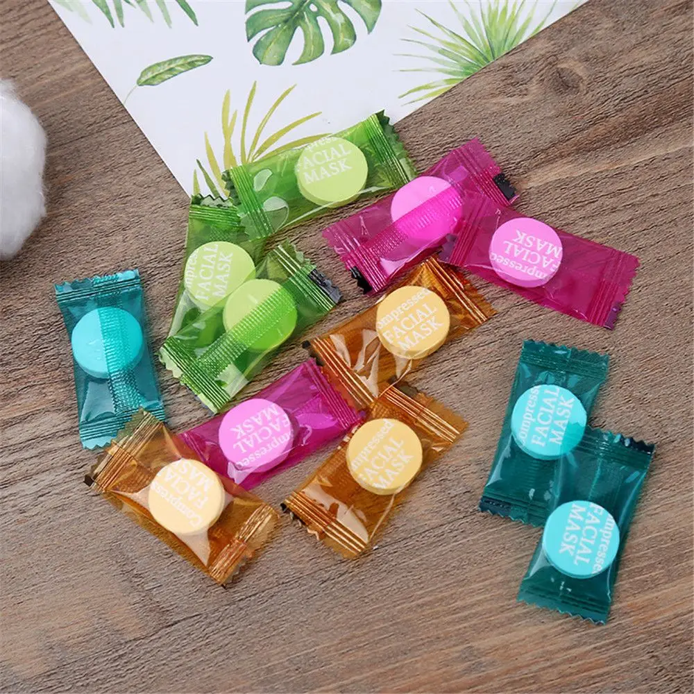 50 шт./лот одноразовый нетканый компрессионный тонкий натуральный мягкий