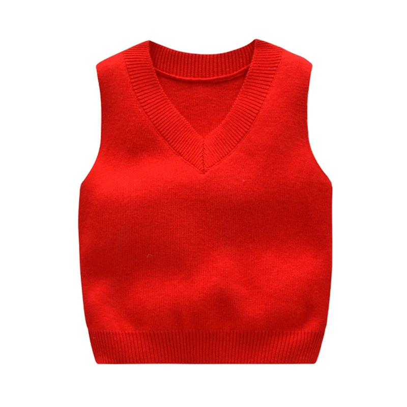 Новинка Детский свитер жилет детские вязаные жилеты хлопковые для маленьких