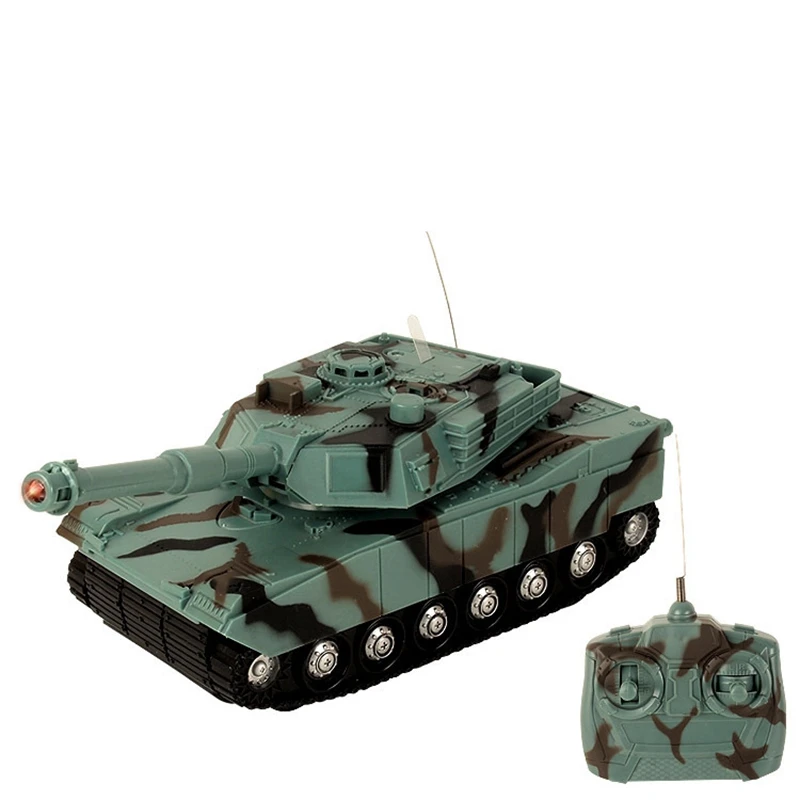 Лучшая цена 1:22 Радиоуправляемый танк на радиоуправлении светодиодный Танк