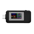 KWS-1902C Type-C цветной дисплей USB-тестер монитор напряжения тока измеритель мощности мобильный Банк батареи детектор зарядного устройства