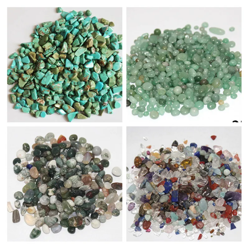 

50g Natural Stone Beads Crystal Irregular Energy Gem Beads For Jewelry Making Fish Tank Decoration Resin Mold Filling Tools