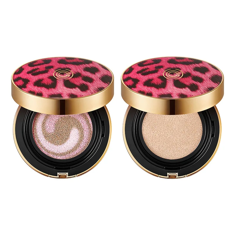 Makeup Beauty Summer Round Leopard Air Cushion BB Cream Foundation Concealer Natural |