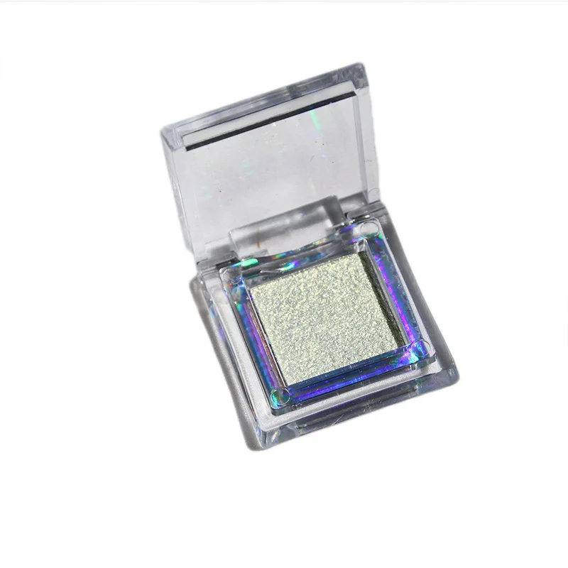 

1box All-match manicure mirror upgrade solid non-flying powder square aurora powder high-quality easy-to-color fairy powder