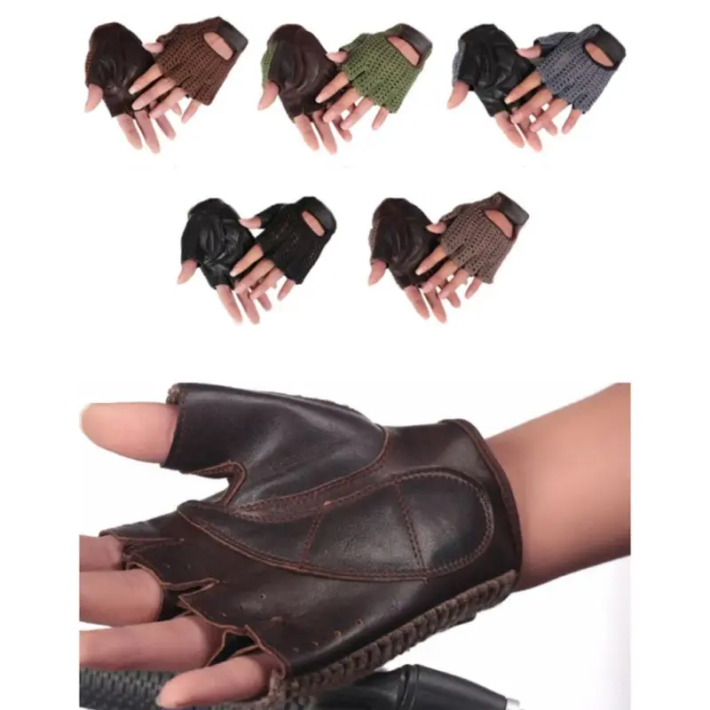 

Summer Autumn Half Finger Sweat Absorption Breathable Cycling Gloves Outdoor MTB Bike Riding Glove Gym Sports Fitness Handwear
