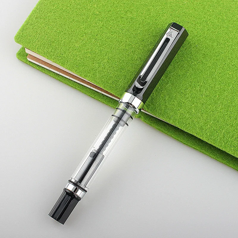 Перьевая ручка Lanbitou 3059 чернильная пластиковая с поршнем наконечником EF/F
