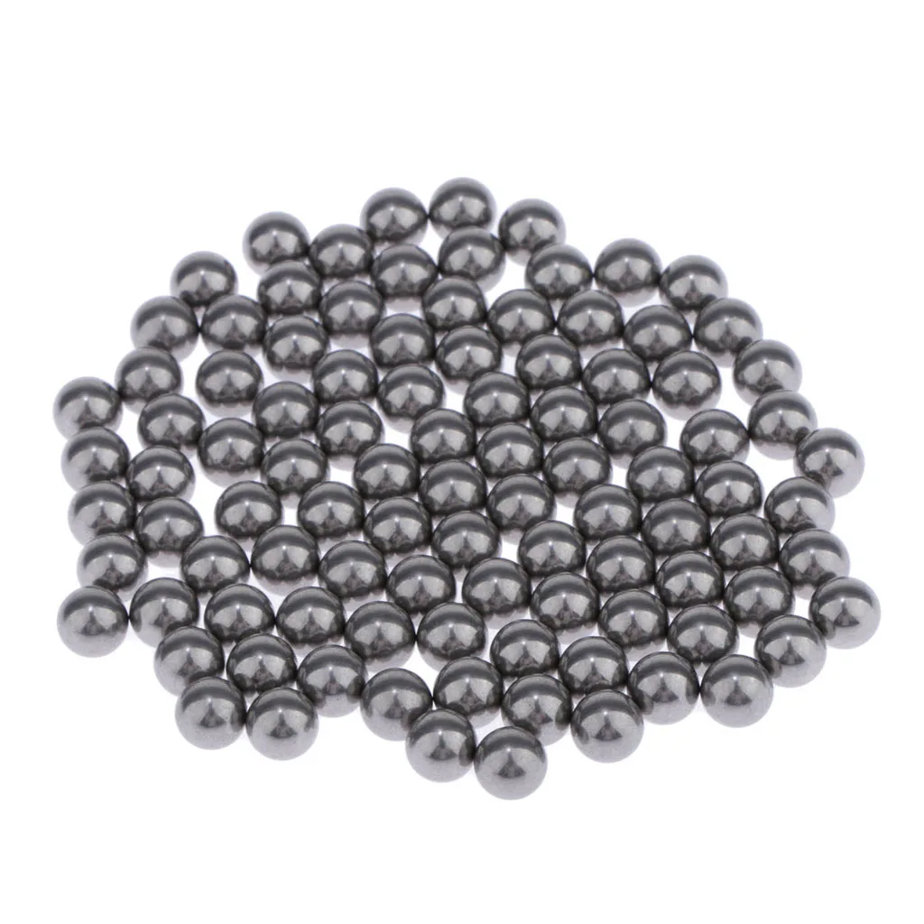 Pack of 100 5mm Smooth Stainless Steel Mini Paint Mixing Balls Accessories | Игрушки и хобби