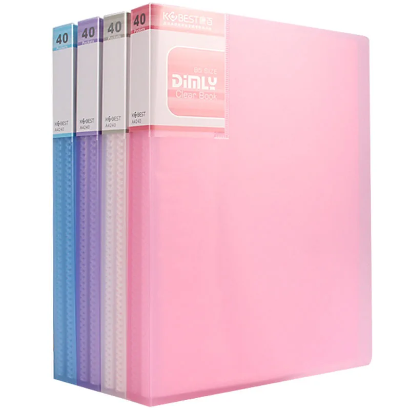 

20 Page / 30 Page / 40 Page / 60 Page A5 File Folder Document Folder For Files Sorting Practical Supplies For Office And School