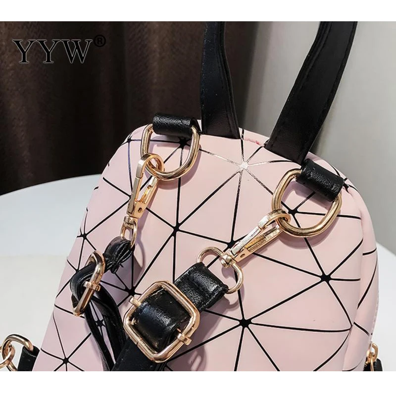 Маленький рюкзак из искусственной кожи с геометрическим рисунком Женская