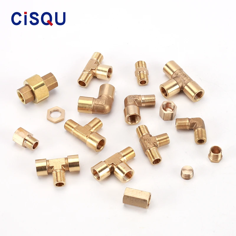 Латунь мужской/женский Пневматический фитинг для водопроводных труб 1/8 &quotBSP