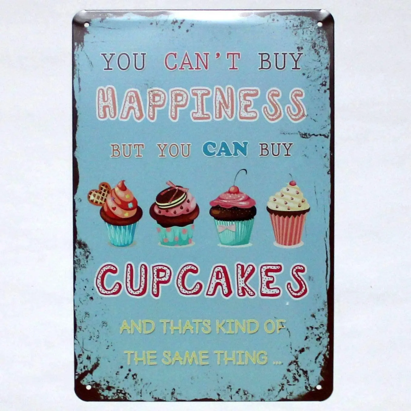 

You Can Buy Cupcakes Decor Sign 8x12 Inches Bar Pub Kitchen Vintage Retro Metal Tin Sign