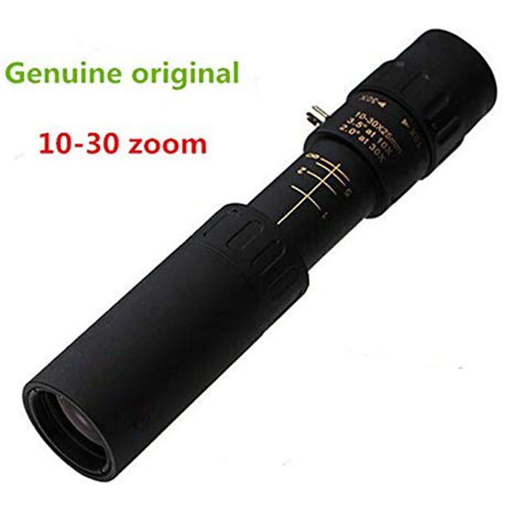 Оригинальный бинокль фокус Монокуляр телескоп Карманный Binoculo 10-30X25 охотничий