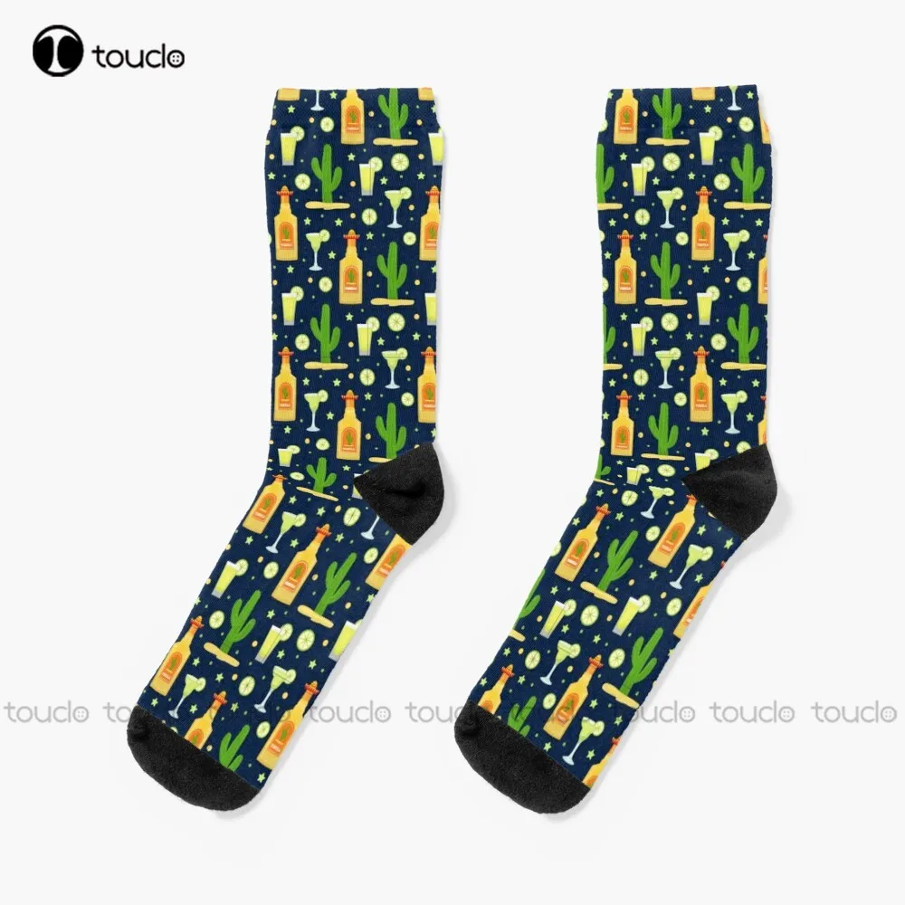 Cinco De Mayo Margaritas Socks Unisex Adult Teen Youth Socks Personalized Custom 360° Digital Print Hd High Quality  Funny Sock