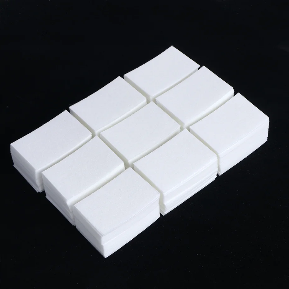 1 упаковка безворсовые салфетки для снятия лака ногтей |