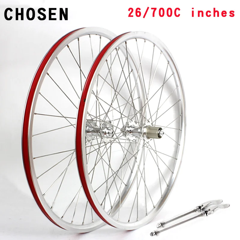 Novatec Road Bike Wheelset 700C Mountain bike 26 inches Bearing Wheels Disc brake 7-10 speed Front Rear Aluminum alloy Wheelsets