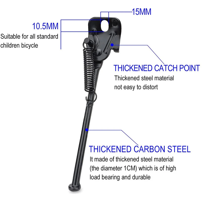 Детская односторонняя Подножка для велосипеда складной детский 12 дюймов