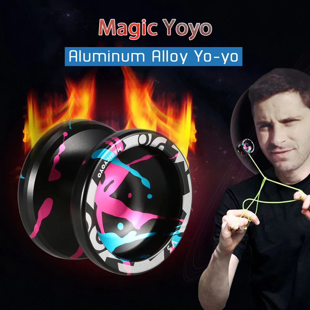 

High Speed Magic Yoyo V3 Unresponsive High-speed Aluminum Alloy Yo-yo CNC lathe with Spinning String Yoyo Toys for Children Gift
