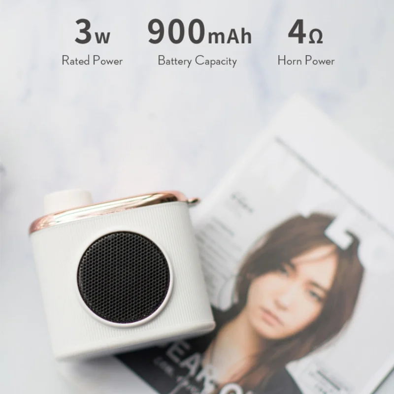 Bluetooth колонка портативная беспроводная с ремешком в стиле ретро мини портативный