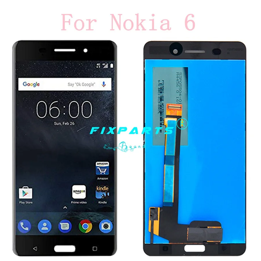 For Nokia 6 LCD Display Touch Screen Digitizer X6 TA-1054 TA-1050 TA-1045 For Nokia 6.1 Plus LCD Screen Replacement