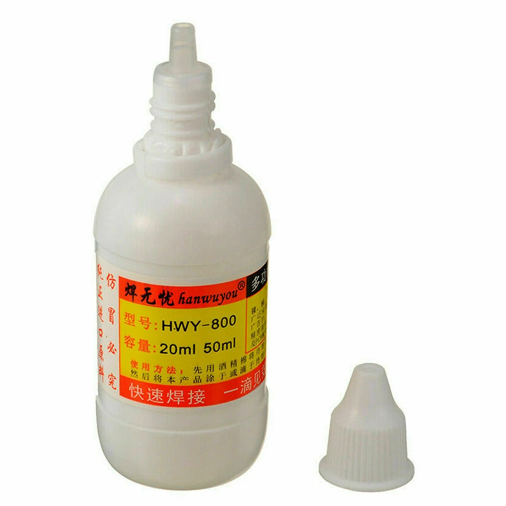 

2 Bottles Stainless Steel Flux Quick Welding Solder Tool HWY-800 Liquid