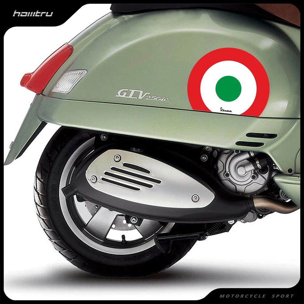 

Motorcycle Decal Italy Flag Stickers Case for PIAGGIO VESPA GTS GTV LX LXV SPRINT