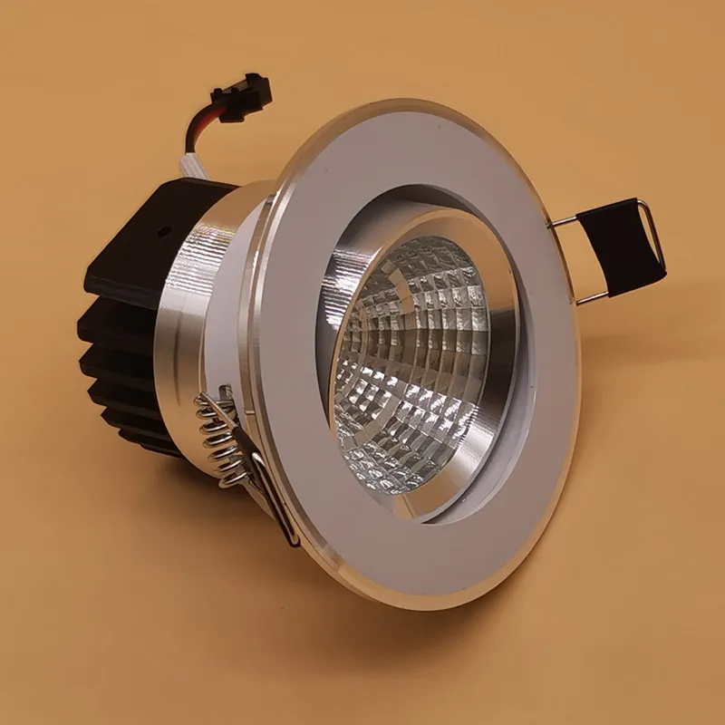 ROSTSTAR Super Bright Recessed LED Dimmable Downlight COB 10W LED Spot light LED decoration Ceiling Lamp AC 110V 220V