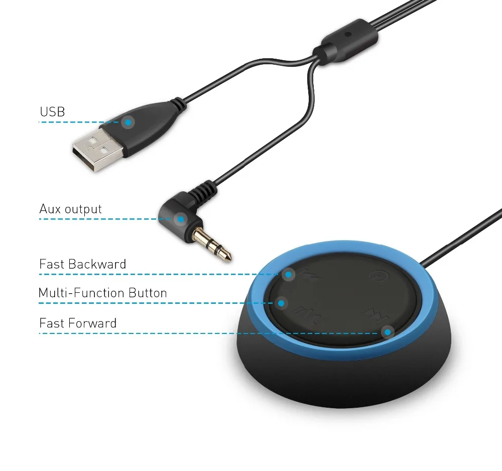Автомобильный Bluetooth ресивер DOXINGYE 3 5 мм Aux громкая связь музыкальный приемник 4 0