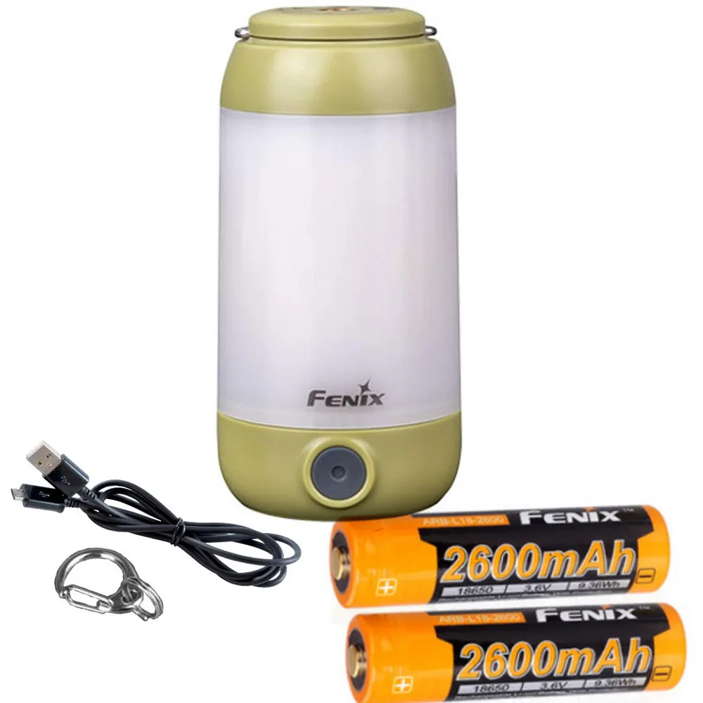 Fenix CL26R 400 люмен белый и красный светодиодный перезаряжаемый фонарик для кемпинга