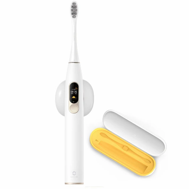 oclean x BOX Oclean X Xiaomi sonic электрическая зубная щетка обновленная для взрослых Водонепроницаемая ультра звуковая автоматическая зубная щетка перезаряжаемая через USB - Цвет: oclean x BOX
