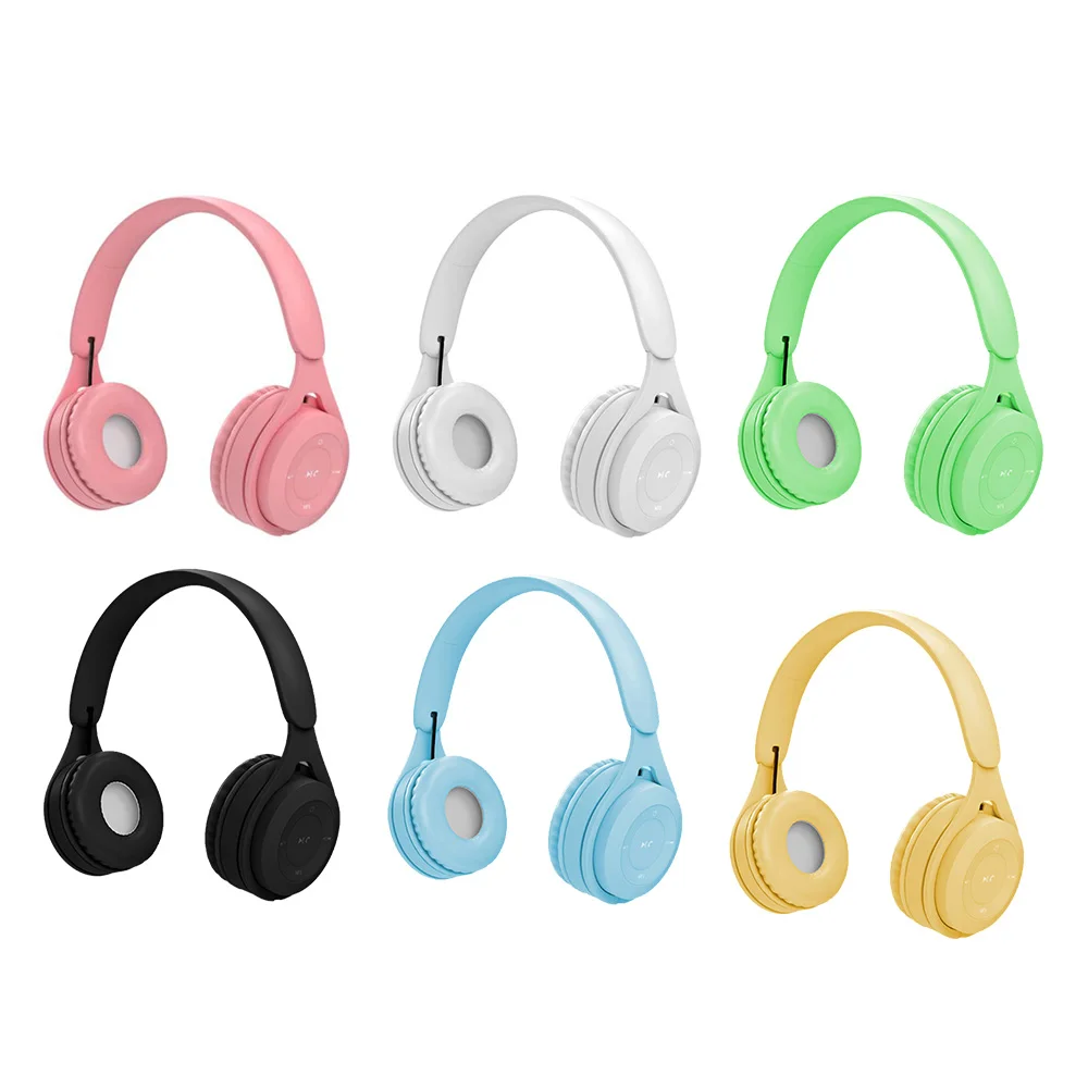 

Bluetooth Wireless Headphones Support TF Card HiFi Stereo Music Auto Pairing Wireless Over Ear Headphones for Travel