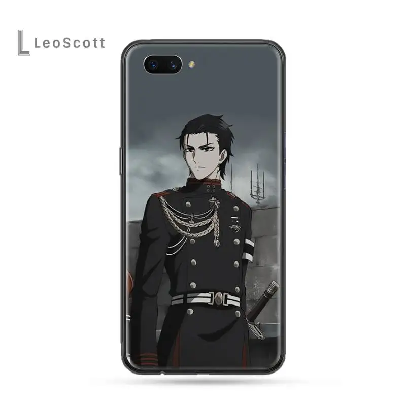 

Guren Ichinose anime cartoon Phone Case For OPPO F 1S 7 9 K1 A77 F3 RENO F11 A5 A9 2020 A73S R15 REALME PRO
