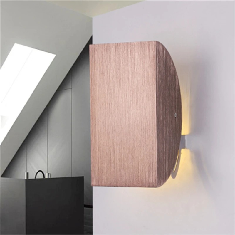 Скандинавский геометрический алюминиевый светодиодный студийный прикроватный