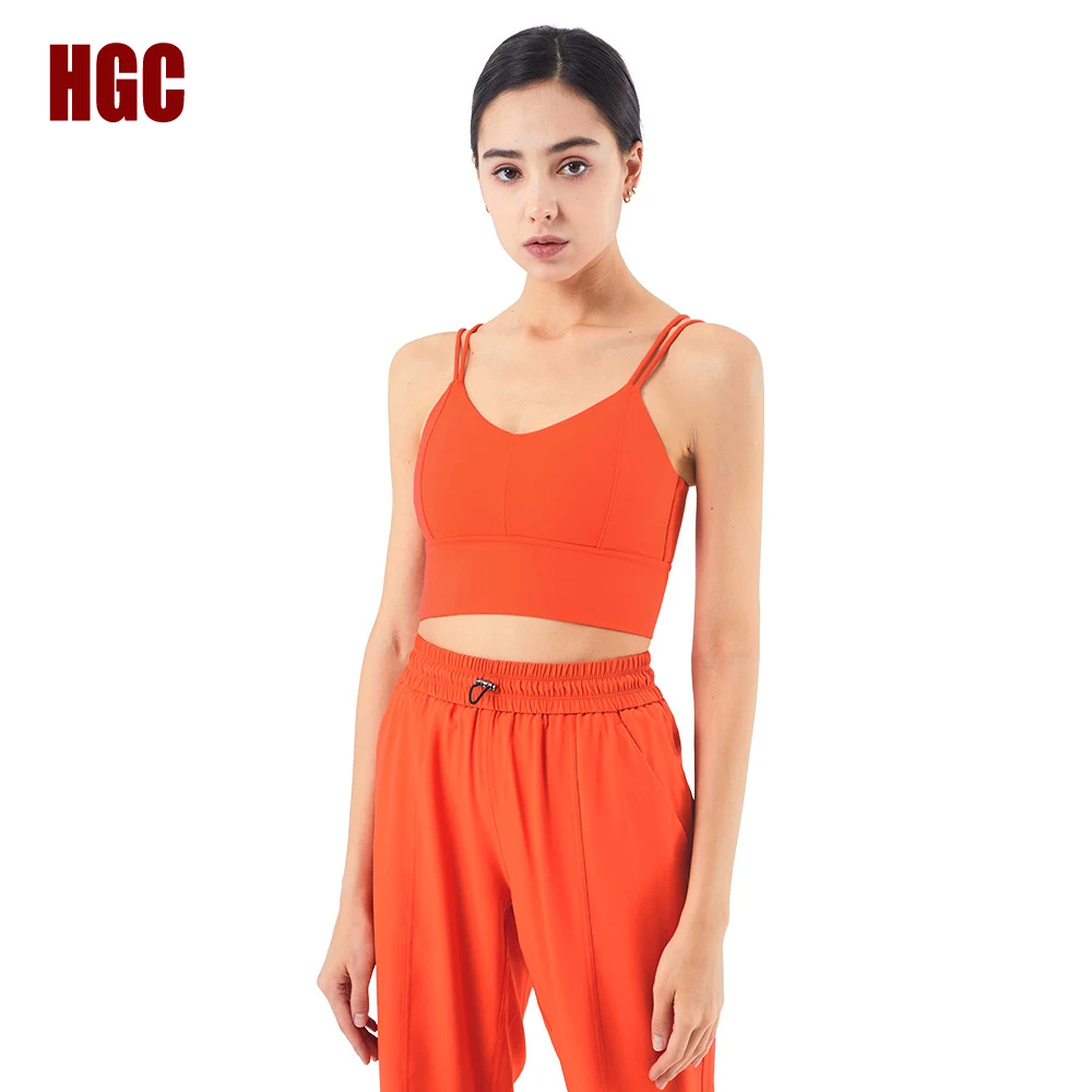 Бюстгальтер для йоги фитнеса топ с лямкой на шее бега женский тренировочный