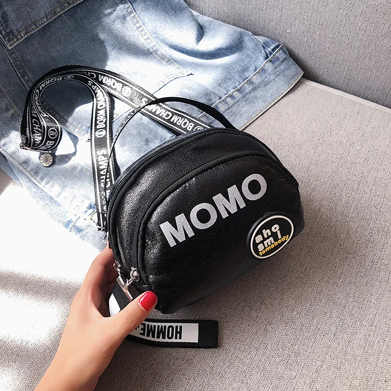 KANDRA Fashion Versatile Letter Crossbody Bag Women Wide-Strap Korean-style Shoulder Messenger Bag Ladies Handbag Bolsa Feminina